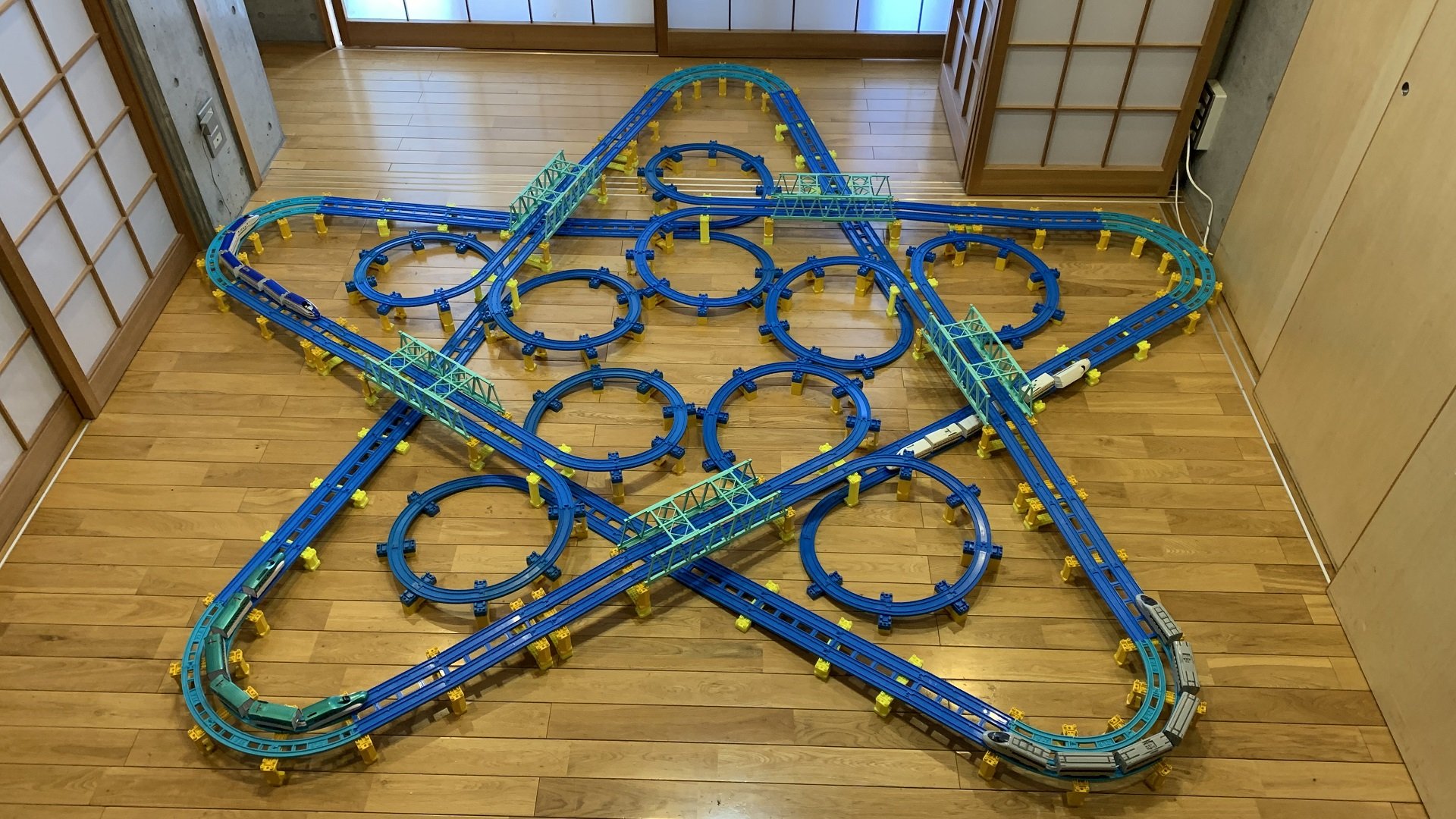 星形のレイアウトの例その2 星形のレイアウトの例その2